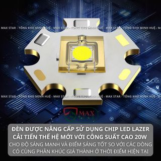 ĐÈN PIN ĐỘI ĐẦU SIÊU SÁNG CHIẾU XA MS 7603 LED LALER CÔNG SUẤT 20W GD188 - LADY'S PASSION