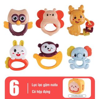 LỤC LẠC GẶM NƯỚU CHO BÉ AIYINGLE 6 MÓN CÓ HỘP ĐỰNG 55545 - LADY'S PASSION
