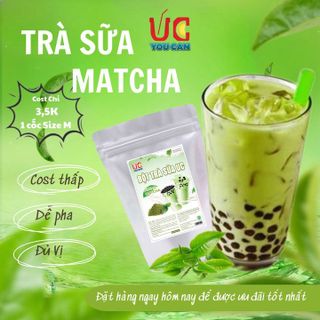 BỘT TRÀ SỮA MATCHA HÒA TAN, TRÀ SỮA TRÂN CHÂU ĐẬM VỊ, THƠM NGON, DỄ PHA, NƯỚC UỐNG GIẢI KHÁT TÚI 500GR - LADY'S PASSION