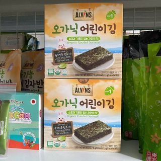 HỘP 10 GÓI SNACK RONG BIỂN HỮU CƠ TÁCH MUỐI VỊ TRUYỀN THỐNG ALVINS 1.5G L033 - LADY'S PASSION