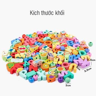 ĐỒ CHƠI TRẺ EM XÂU HẠT GỖ 75 CHI TIẾT 55565 - LADY'S PASSION