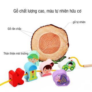 ĐỒ CHƠI TRẺ EM XÂU HẠT GỖ 75 CHI TIẾT 55565 - LADY'S PASSION