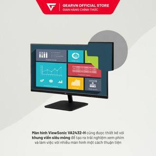 Màn Hình VIEWSONIC VA2432-H (24"/1080/IPS/100Hz/5ms) Chính Hãng Giá Rẻ