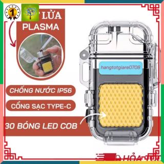 BẬT LỬA ĐIỆN PLASMA CAO CẤP 4IN1 KIÊM ĐÈN ĐÈN PIN MINI COB ĐA NĂNG, CHỐNG NƯỚC IP56, CỔNG SẠC TYPE C TIỆN LỢI GD023 - LADY'S PASSION