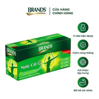 Nước cốt gà Brand's lốc x 3 hũ x 70ml