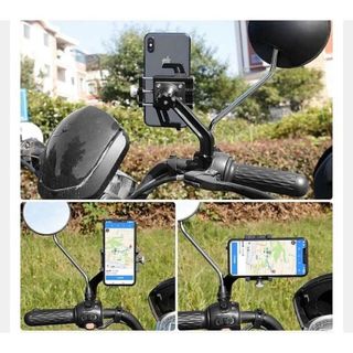 Giá Đỡ Kẹp Điện Thoại Gắn Xe Máy Chống Rung, Chống Cướp Giật Hợp Kim BG-699 Siêu Chắc Chắn