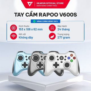 Tay cầm Rapoo V600S (Không dây/ 2.4Ghz/ 3 màu)