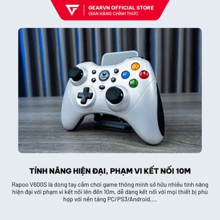 Tay cầm Rapoo V600S (Không dây/ 2.4Ghz/ 3 màu)