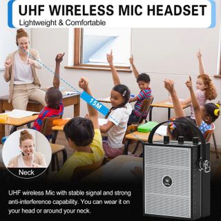 Máy Trợ Giảng Không Dây WinBridge S98 - 40W Với Tai Nghe Micrô Không Dây