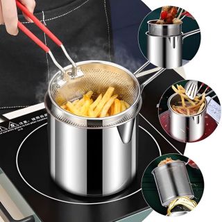 Nồi inox kèm rổ chiên