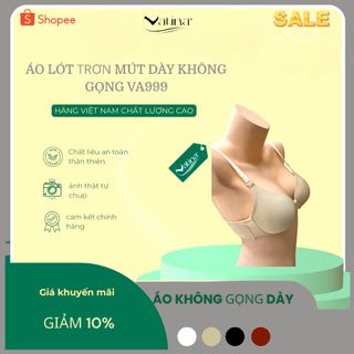 Áo ngực trơn không gọng mút dày 3cm nâng ngực VIENA VA999