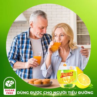 Viên sủi Plusssz Max vitamin C + Zin C (kẽm) vị chanh không đường hỗ trợ tăng cường sức đề kháng