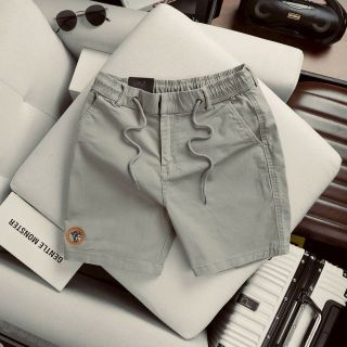 quần short kaki nam lưng thun có dây rút