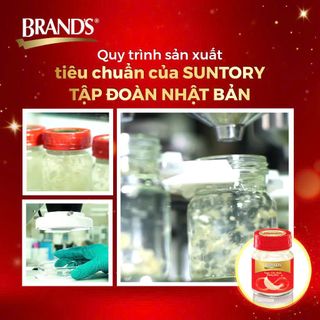 Nước yến thật Brand's không đường lốc 6 hũ x 42ml/hũ