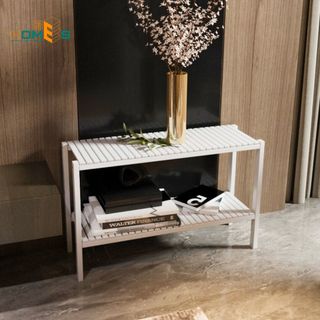 Kệ Giày Behomes 2 Tầng 80cm Gỗ Thông Cao Cấp Chống Mối Mọt Cong Vênh