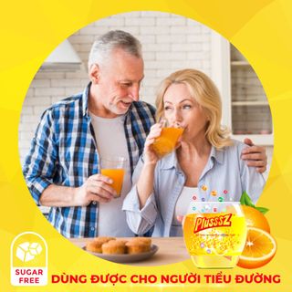 Viên sủi Plusssz Max Multivitamin vị Cam không đường