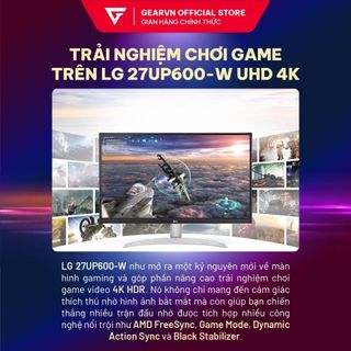 Màn hình LG 27UP600-W 27" IPS 4K FreeSync HDR