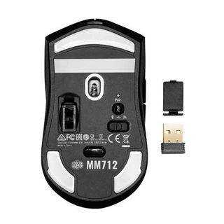 Chuột CoolerMaster MM712 Black Matte/ White 3 mode kết nối gaming