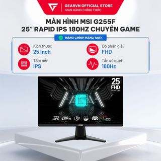 Màn hình MSI MAG 255F 25" Rapid IPS 180Hz chuyên game