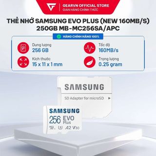 Thẻ nhớ EVO Plus (New 160MB/s) 64GB/128GB
