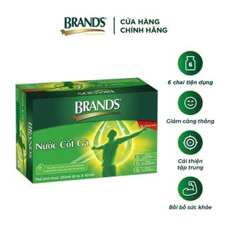 Nước cốt gà Brand's lốc 6 hũ x 42ml/hũ