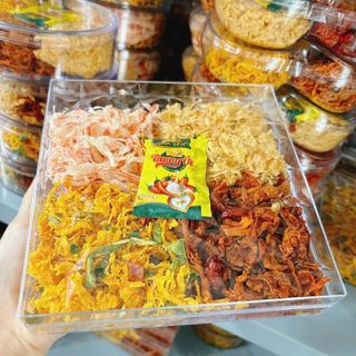 Khô mix 4 loại ( Heo - Mực - Gà - Chà bông)
