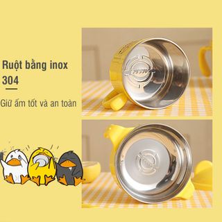 CỐC UỐNG NƯỚC GIỮ NHIỆT CHO BÉ KÈM ỐNG HÚT 300ML 56714 - LADY'S PASSION