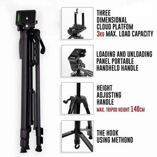 Chân máy ảnh camera, giá đỡ điện thoại TRIPOD 3366 (hàng loại 1 chắc đẹp)
