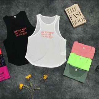 Tanks lưới giấy hàng vải xuất thể thao