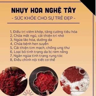 Saffron nhụy hoa nghệ tây chính hãng loại 3g