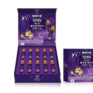 Collagen NMN HEBONA Nano Hàn Quốc hộp 10 lọ
