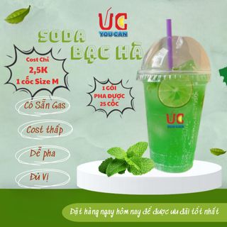 SODA BẠC HÀ BỘT HÒA TAN, NƯỚC UỐNG GIẢI KHÁT CÓ SẴN GAS, KHÔNG CẦN SIRO, THƠM NGON, DỄ PHA TÚI 500GR - LADY'S PASSION