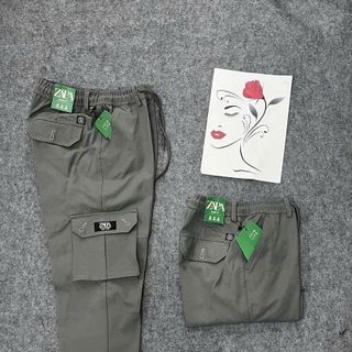 quần túi hộp kaki nam ông suông,quân kaki