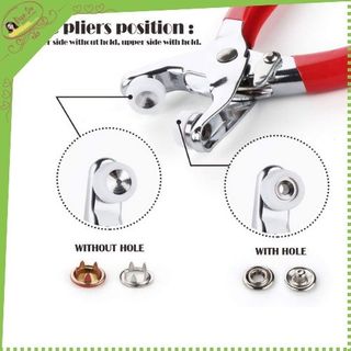 KÌM BẤM CÚC VÀNH ÁO KIM LOẠI ĐA NĂNG BỘ KÌM BẤM KHUY KÈM CÚC BẤM 9.5MM THÉP KHÔNG GỈ GD043 - LADY'S PASSION