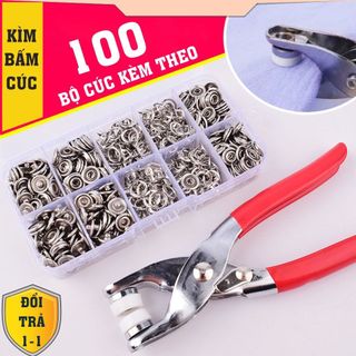KÌM BẤM CÚC VÀNH ÁO KIM LOẠI ĐA NĂNG BỘ KÌM BẤM KHUY KÈM CÚC BẤM 9.5MM THÉP KHÔNG GỈ GD043 - LADY'S PASSION