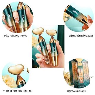 MÁY MÁT XA MẶT 𝐀𝐃 HỖ TRỢ HẤP THU TINH CHẤT DƯỠNG DA TÁI TẠO DA BẰNG CƠ CHẾ RUNG ĐIỆN MASSAGE GD022 - LADY'S PASSION