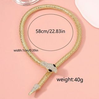 Phụ kiện rắn trang trí - màu sắc trắng và vàng