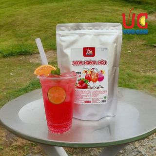 SODA HOÀNG HÔN DÂU, NƯỚC UỐNG GIẢI KHÁT CÓ SẴN GAS, KHÔNG CẦN SIRO VÀ NƯỚC CÓ GAS, THƠM NGON, DỄ PHA TÚI 500GR SDHHD - LADY'S PASSION