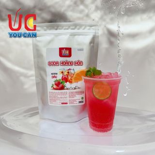 SODA HOÀNG HÔN DÂU, NƯỚC UỐNG GIẢI KHÁT CÓ SẴN GAS, KHÔNG CẦN SIRO VÀ NƯỚC CÓ GAS, THƠM NGON, DỄ PHA TÚI 500GR SDHHD - LADY'S PASSION