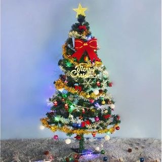 CÂY THÔNG NOEL TRANG TRÍ 1M5 KÈM PHỤ KIỆN CHÂN NHỰA