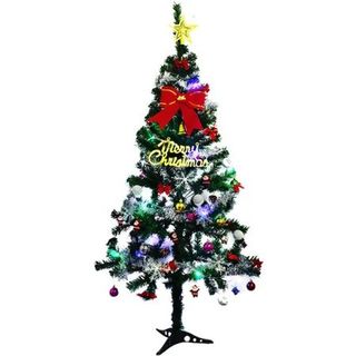 CÂY THÔNG NOEL TRANG TRÍ 1M5 KÈM PHỤ KIỆN CHÂN NHỰA