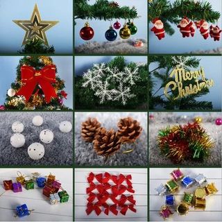 CÂY THÔNG NOEL TRANG TRÍ 1M5 KÈM PHỤ KIỆN CHÂN NHỰA