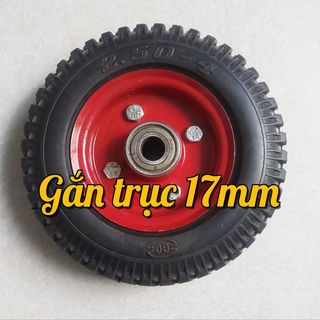 Bánh xe 2 tấc đỏ, mâm sắt