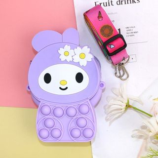 TÚI ĐEO CHÉO SILICON POP IT HOẠT HÌNH DỄ THƯƠNG 55672 - LADY'S PASSION