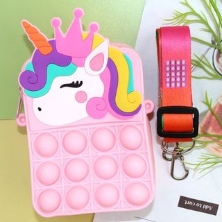 TÚI ĐEO CHÉO SILICON POP IT HOẠT HÌNH DỄ THƯƠNG 55672 - LADY'S PASSION