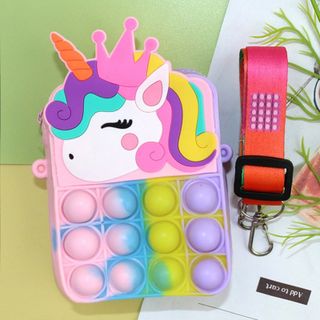 TÚI ĐEO CHÉO SILICON POP IT HOẠT HÌNH DỄ THƯƠNG 55672 - LADY'S PASSION