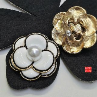 Ghim cài trang trí váy đầm, áo vest hình bông hoa trà