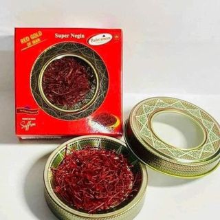 Saffron nhụy hoa nghệ tây loại hộp thiếc 1g