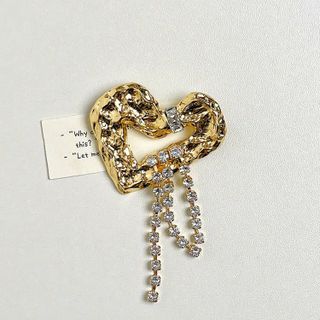 Cài áo tim 2468 - Phụ kiện trang trí thời trang