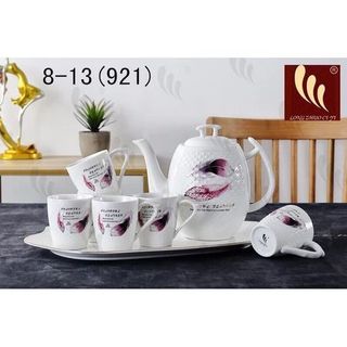BỘ BÌNH TRÀ KÈM KHAY HỌA TIẾT BẦU